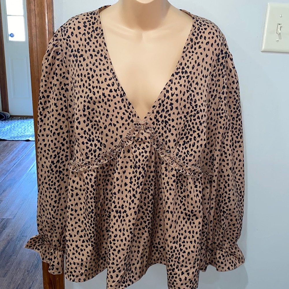 Animal Print Top